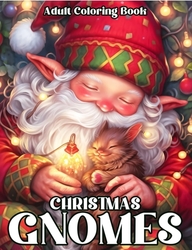 Christmas Gnomes Adult Coloring Book - Max Brenner 