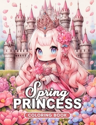 Spring Princess Coloring Book - Max Brenner