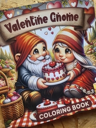 Valentine Gnome Coloring Book - Max Brenner