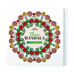 Flower mandala - Creatief kleuren voor volwassenen - mandaly