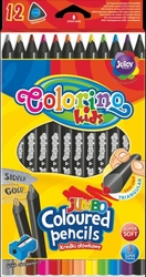 Colorino - JUMBO 12 KS, trojhranné pastelky