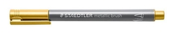STAEDTLER Štětcový fix - Design Journey Metallic Brush, 1-6 mm, zlatá