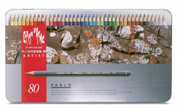 Caran d´Ache PABLO - umělecké pastelky - sada 80 ks