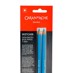 Caran d´Ache Sketcher - Non-photo blue pencil - sada 2 ks