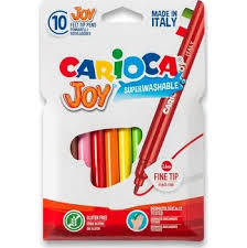 Carioca - JOY fixy - vodou omyvatelné - sada 10 ks