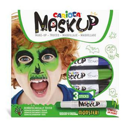 Carioca Mask Up barvy na obličej Monsters - 3ks
