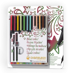 Chameleon Fineliner Changing colors - tónovací linery - sada 12 ks - DESIGNER TONES