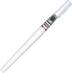 ZIG Kuretake Brush Pen No. 22 - špičkový štetečkový fix - bílá