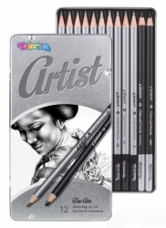 Colorino ARTIST grafitové tužky Fine Arts - 12 ks