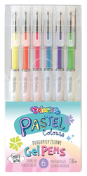 Colorino PASTEL - gelová pera v pastelových odstínech - 6 ks