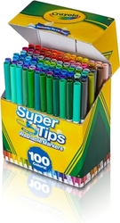 Crayola Supertips Washable Markers - sada fixů 100 ks