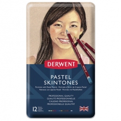 DERWENT Pastel Pencils SKINTONES - sada 12 ks -  pastely v tužce