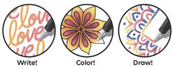 Chameleon Fineliner Changing colors - tónovací linery - sada 6 ks - FLORAL TONES