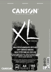 CANSON XL Mixed Media DRY - GRAY - 160 g/m2
