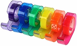 Eagle Rainbow Tape Dispenser - barevné pásky - 6 ks