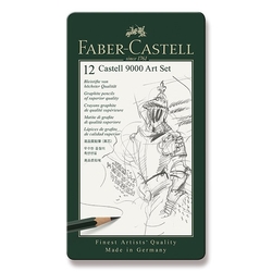 Faber-Castell CASTELL 9000 - grafitové tužky - sada Art set - sada 12 ks
