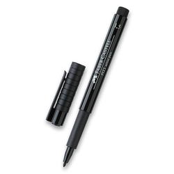 Faber-Castell PITT artist pen 1.5 BLACK - černý popisovač s kulatým hrotem