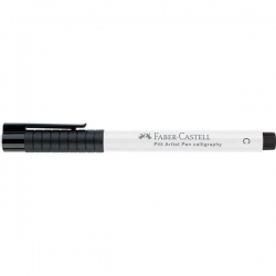 Faber-Castell PITT artist pen C - CALLIGRAPHY - bílý kaligrafický fixa