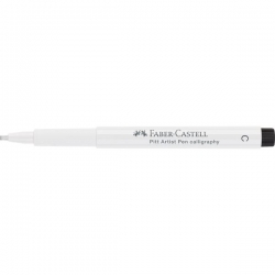 Faber-Castell PITT artist pen C - CALLIGRAPHY - bílý kaligrafický fixa