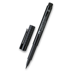 Faber-Castell PITT artist pen SB BLACK softbrush - černý štětečkový fix
