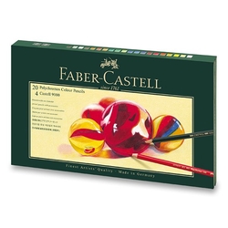 Faber-Castell POLYCHROMOS - umělecké pastelky - sada 24 ks v dárkové krabičce