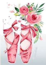PINK HOPES (Růžové tužby) - Diamond painting - 27 x 38 cm