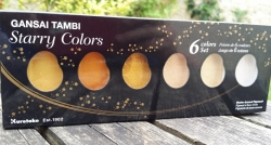 Gansai Tambi Starry Colors - sada 6 ks - akvarelové barvy