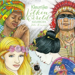 Kleurrijke volken van de wereld kleurboek - Barevné národy světa - Julia Woning