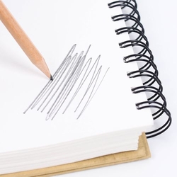 Maxleaf Sketch Book - Skicovací kniha A4 - 60 listů, 100 g/m2 - kroužková vazba - PŘÍRODNÍ