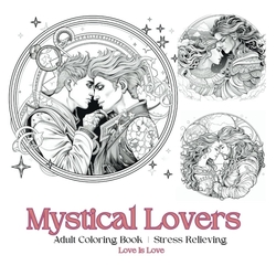 Mystical Lovers - Adult Coloring Book