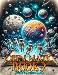 Open Magic Book Vol.2 Adult Coloring Book- Max Brenner 
