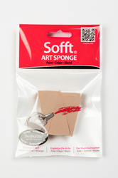 PanPastel Sofft Art Sponge Wedge - sada nanášecích houbiček  - KLÍNOVITÁ - 3 ks