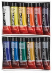 Royal Talens AMSTERDAM Standard series - akrylové barvy v tubě - sada 12 x 20 ml