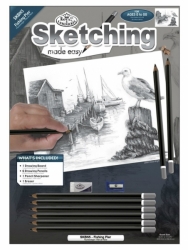 Sketching Made Easy - FISHING PIER (Rybářské zátiší) - skicování obrázků