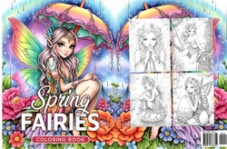 Spring Fairies Coloring Book - Max Brenner