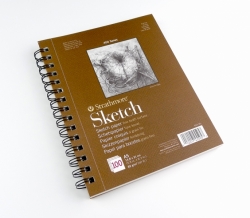 STRATHMORE Sketch skicák - kroužková vazba (89 g/m2, 100 listů) - různé velikosti