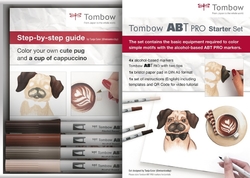 Tombow ABT PRO Starter Set - oboustranný lihový fix  – sada 6 ks