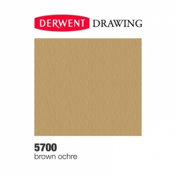 DERWENT Drawing - měkké pastelky - jednotlivé barvy, barevný odstín 5700 - brown ochre