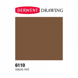 DERWENT Drawing - měkké pastelky - jednotlivé barvy, barevný odstín 6110 - sepia (red)