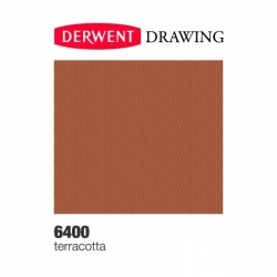 DERWENT Drawing - měkké pastelky - jednotlivé barvy, barevný odstín 6400 - terracotta