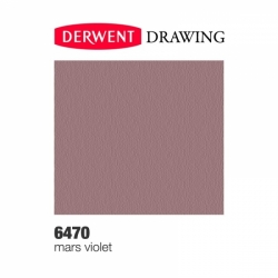DERWENT Drawing - měkké pastelky - jednotlivé barvy, barevný odstín 6470 - mars violet