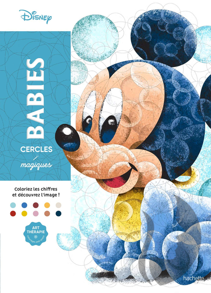 Cercles magiques Artthérapie  Disney Babies  Colouring by numbers