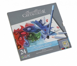 CRETACOLOR MARINO - akvarelové pastelky - sada 24 ks