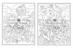 100 Halloween Coloring Pages - Coloring Book Cafe
