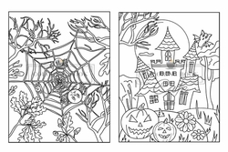 100 Halloween Coloring Pages - Coloring Book Cafe