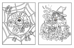 100 Halloween Coloring Pages - Coloring Book Cafe