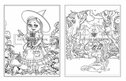 100 Halloween Coloring Pages - Coloring Book Cafe