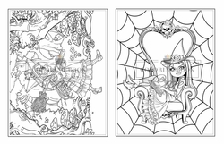 100 Halloween Coloring Pages - Coloring Book Cafe