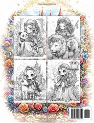 Princess Of Animal Coloring Book - Max Brenner