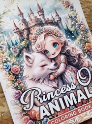 Princess Of Animal Coloring Book - Max Brenner